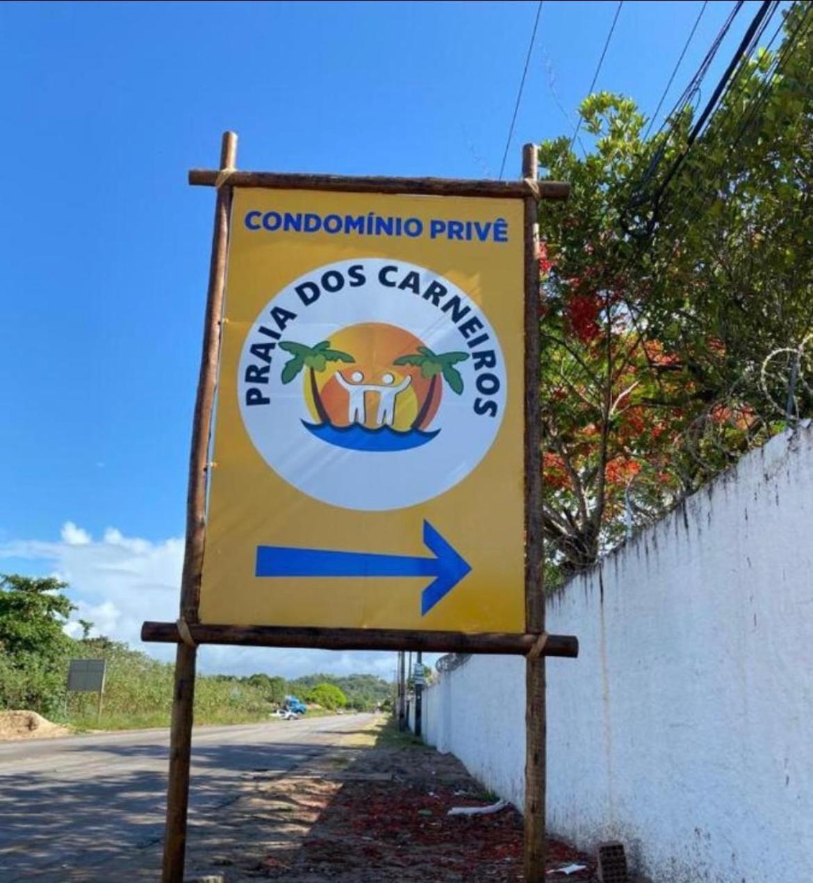Casa Cinza Na Praia Dos Carneiros Em Condominio A Beira-Mar Bagian luar foto