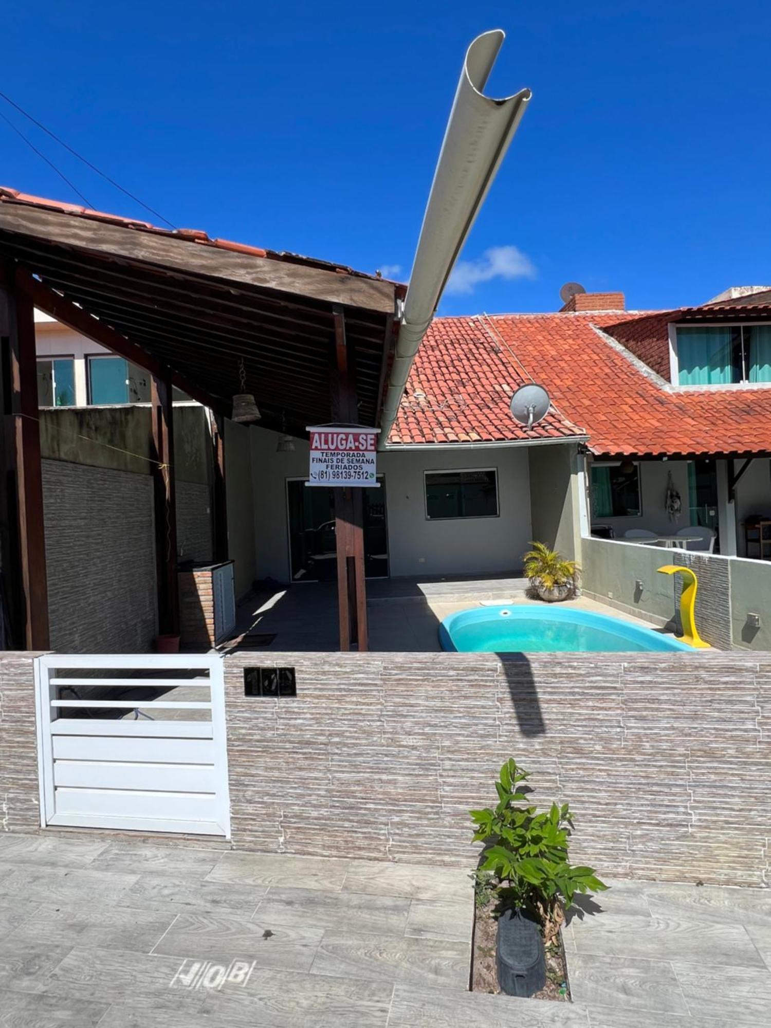 Casa Cinza Na Praia Dos Carneiros Em Condominio A Beira-Mar Bagian luar foto